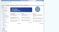 Desktop Screenshot of maerkte-weltweit.de